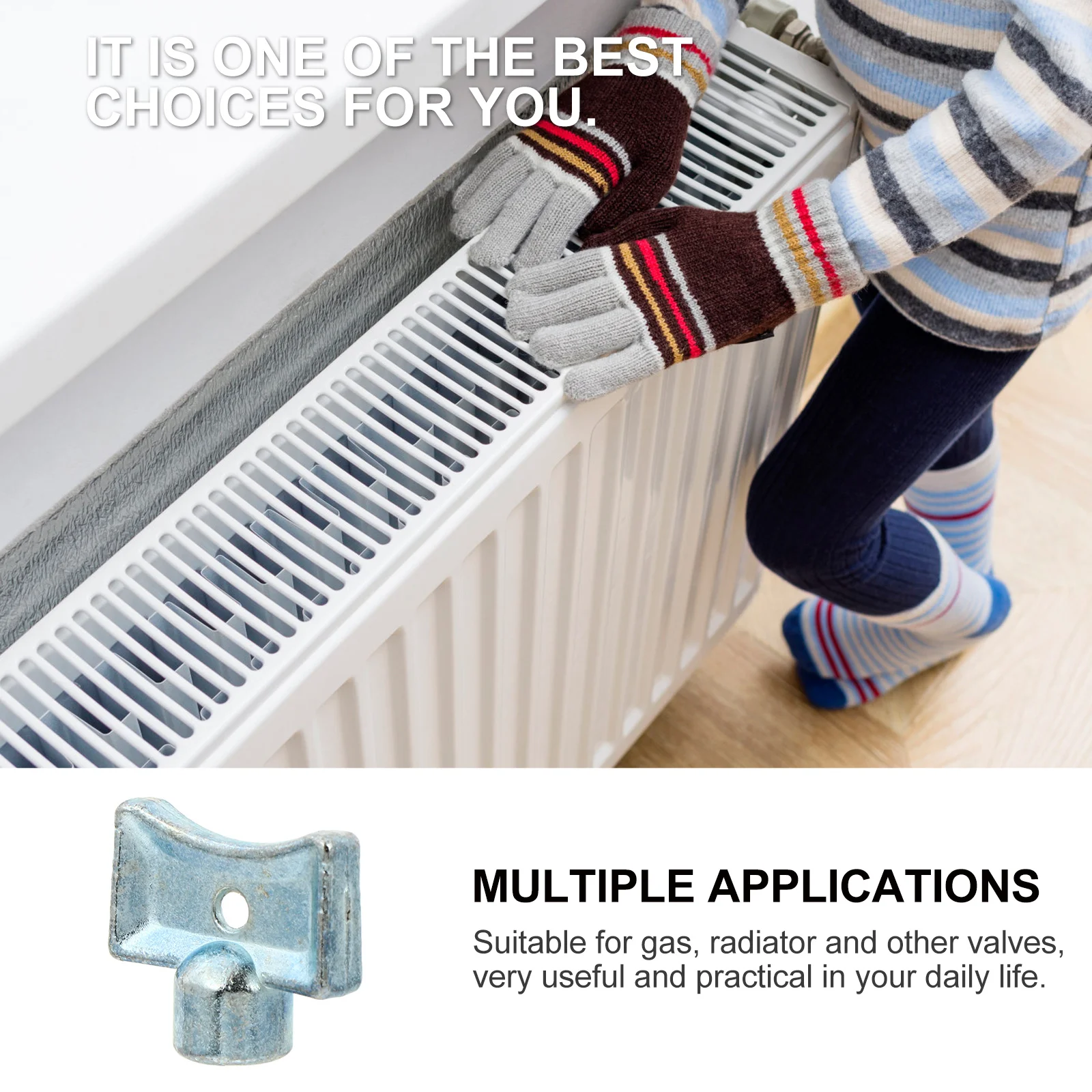 

10pcs Durable Radiator Keys for Heater Bleed Valves Zinc Alloy Air Plumbing Key Socket Exhaust Valve tool Kit