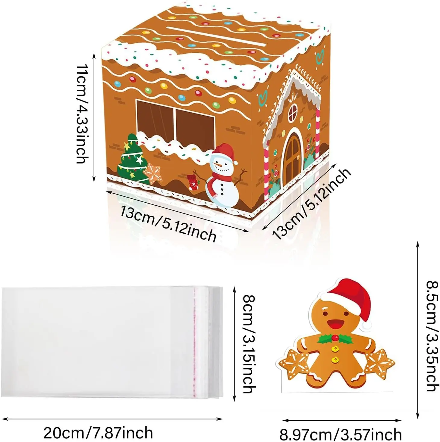 مجموعة هدايا شجرة سانتا كلوز للحفلات DIY صندوق مفاجأة لاستخراج حقيبة الأوراق النقدية بالدولار الأمريكي