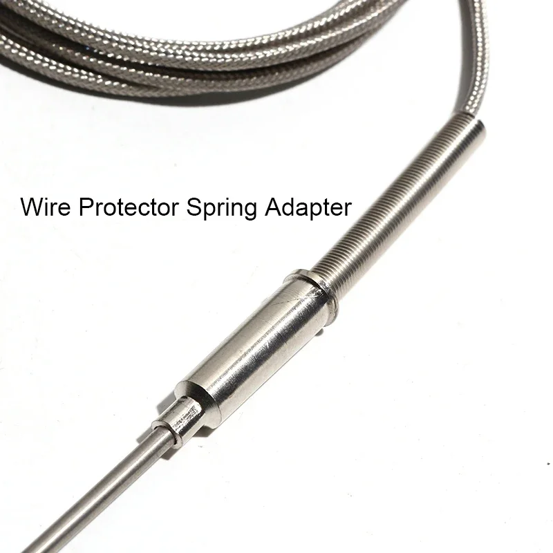 1PC 3M Type K Armored WRNK-191 Probe Thermocouple Wire 0-1100 Degree 2-wires Temperature Sensor Flexible Temperature Probe