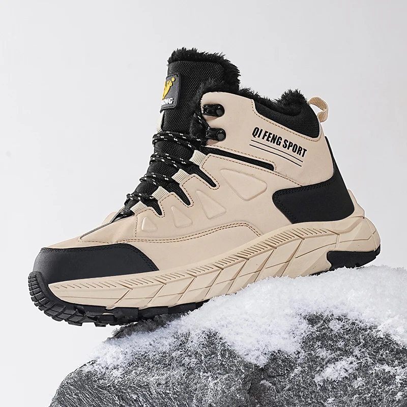 

Women Winter Outdoor High-top Plus Anti-slip Men Shoes Women Breathable Anti-slip Wear-resistant Casual Sports Shoes Men