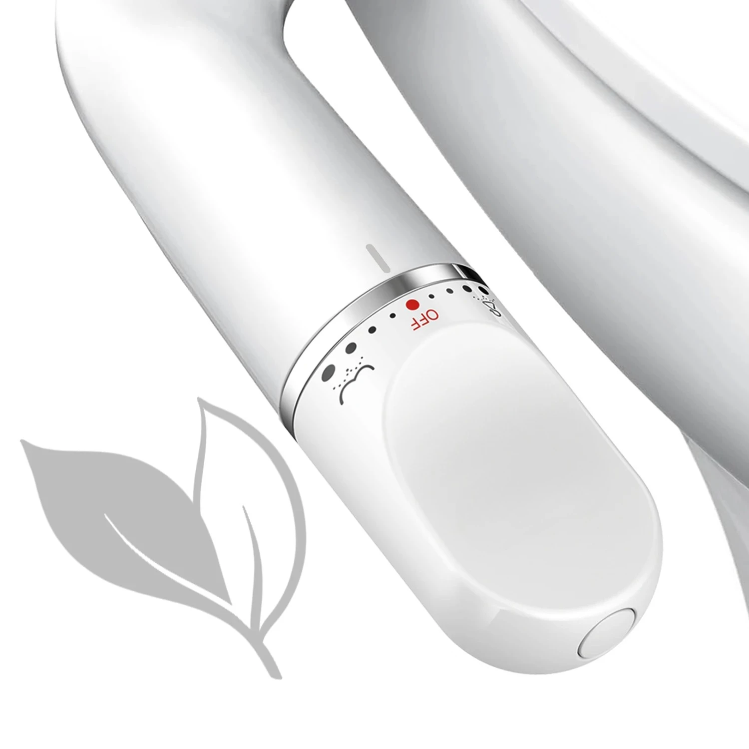 Toilet Seat Bidet Attachment Ultra-Slim Double Nozzle Adjustable Water Pressure Non-Electric Ass Sprayer
