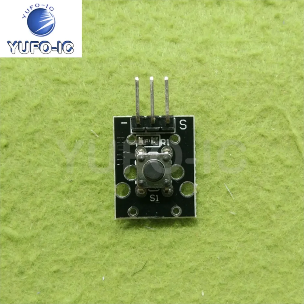 Free Ship 5pcs Switch Button Module KY-004 Fine Motion At The Touch Of A 1-Way Switch Button