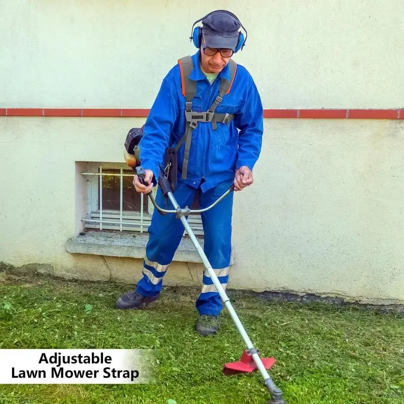 Lawn Mower Harness Strap Adjustable Grass Trimmer Double Shoulder Belt Brush Cutter Labor Saving New Pro