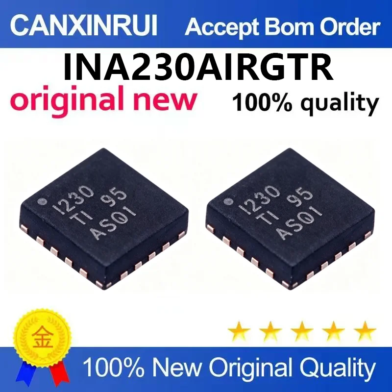 （5pcs-100pcs）INA230AIRGTR monitoring and reset chip package VQFN16 genuine original