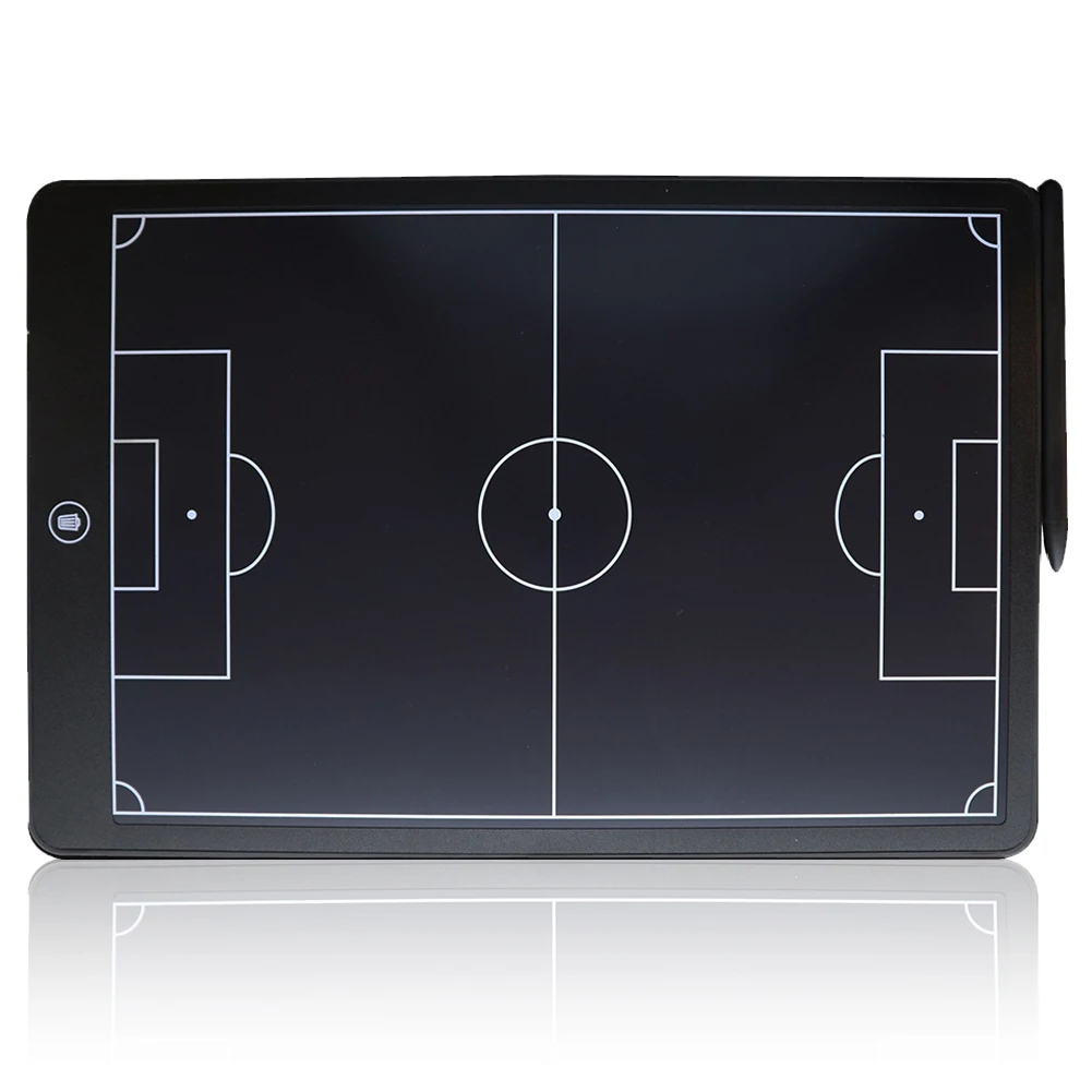 16 Inch LCD Soccer Coaching Board with Stylus Pen Strategy Marker Board Soccer Strategy Board for Soccer Training Equipment