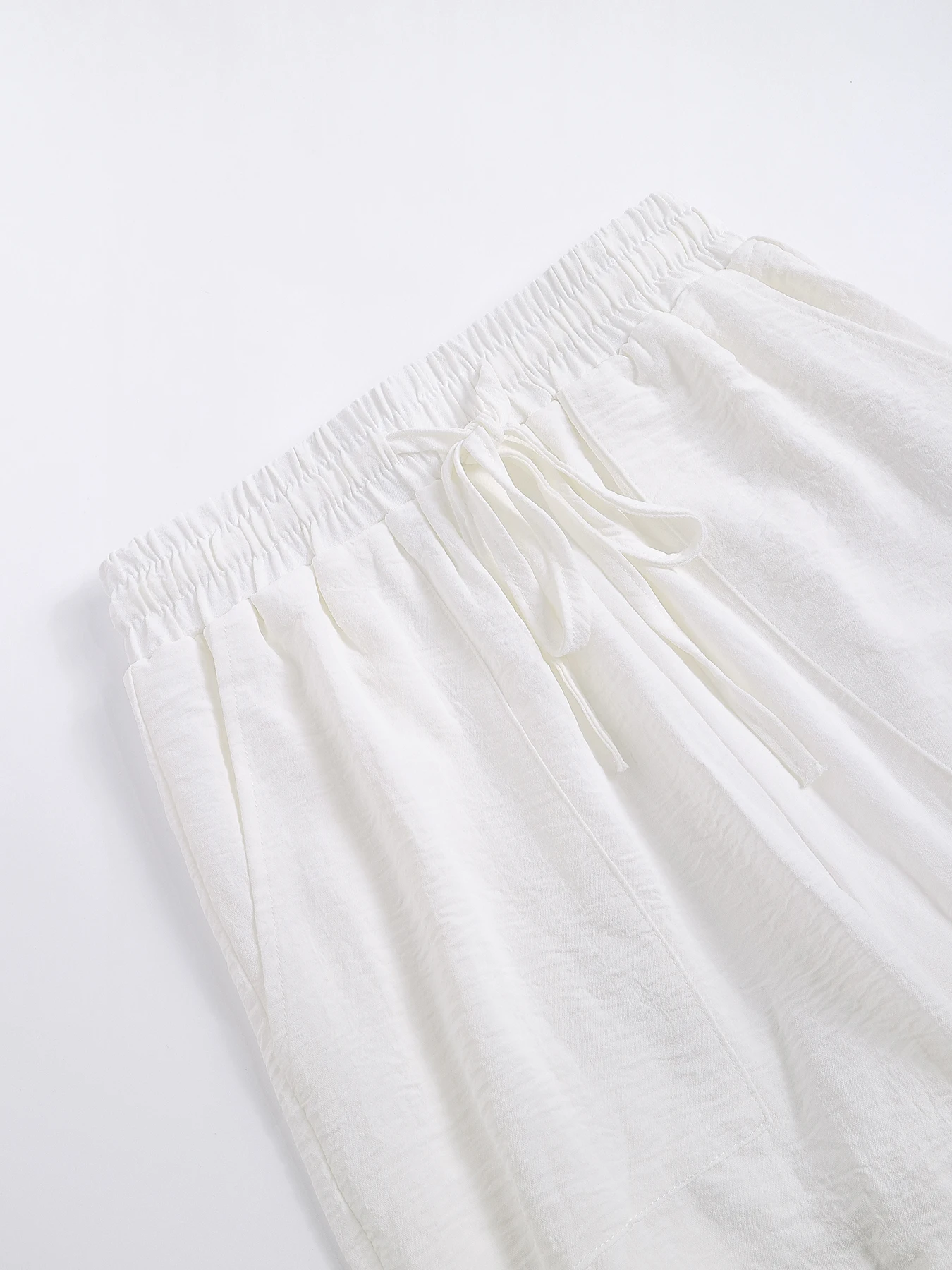 Effen damesbroek met wijde pijpen, casual comfortabele broek voor dagelijks gebruik, damesbroek