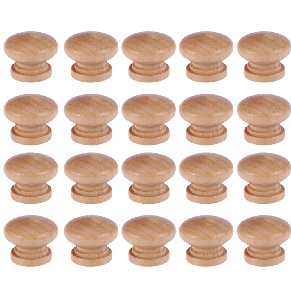 

15 Pcs Decor Mushroom Head Handle Pull Furniture Wooden Door Knobs Supplies Pulls