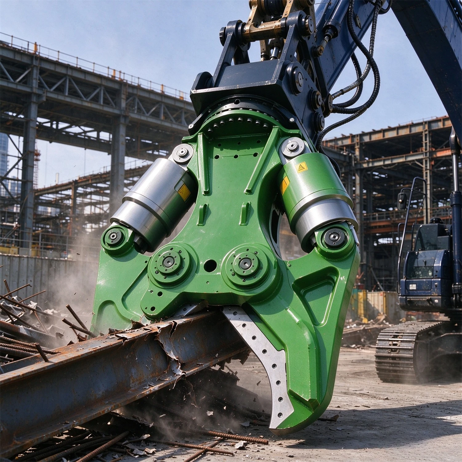 Wholesale Double Cylinder Hydraulic Shear Attachment Building Demolition Car Dismantling Scrap Steel Cable Concrete Breaking