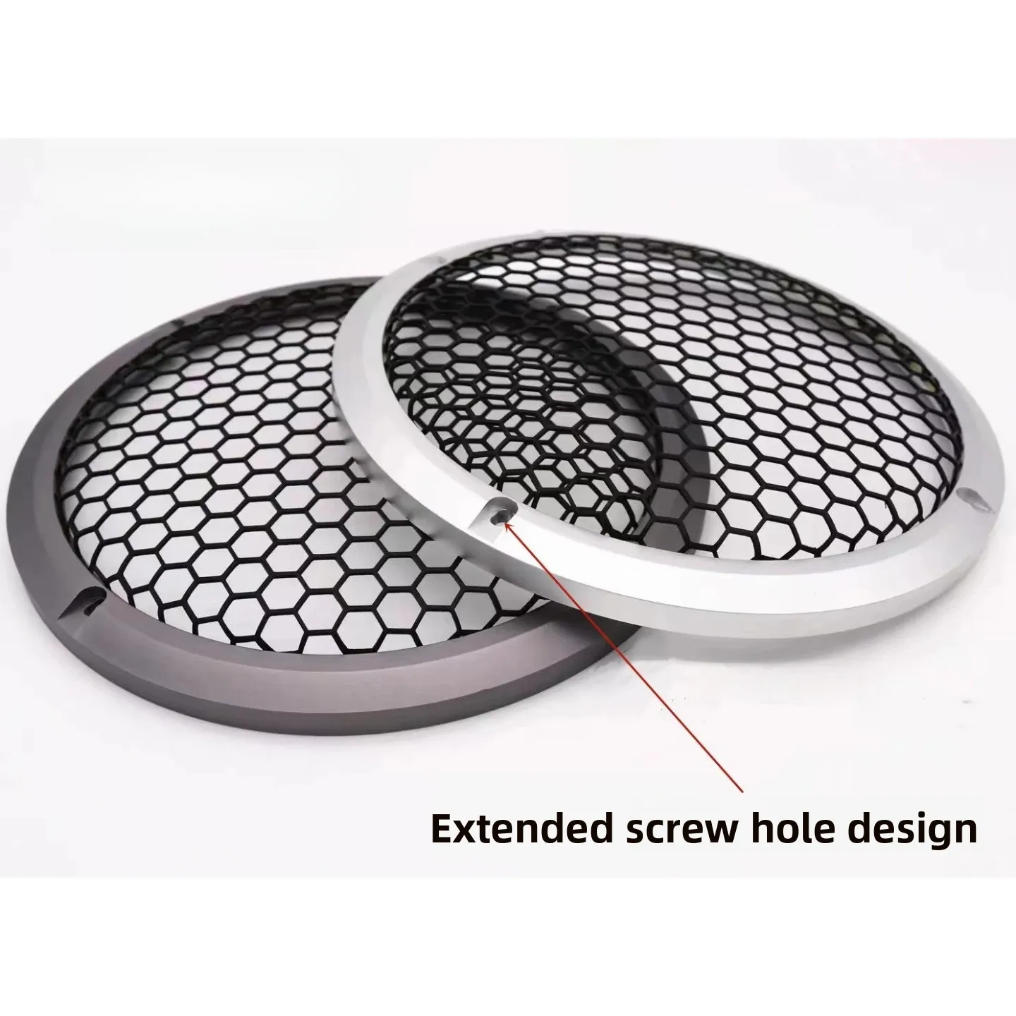 8 10 12 inch Car Audio Speaker Aluminum Alloy Mesh Cover Speaker Decorative Mesh Subwoofer Mesh Cover Speaker Accessories