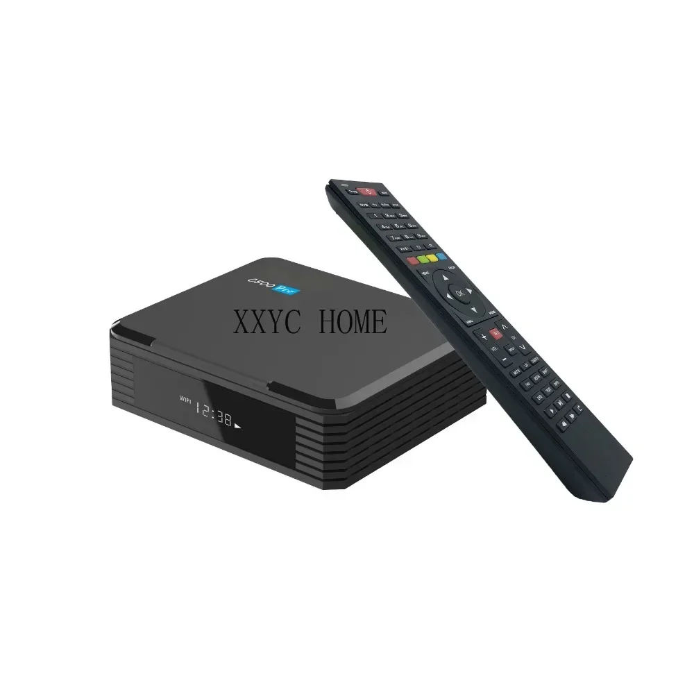 Magicsee 500 pro android tv box digital satellite receiver s905x3 DVB-S2X/S2 DVB T2 ATSC Android 4k set top box