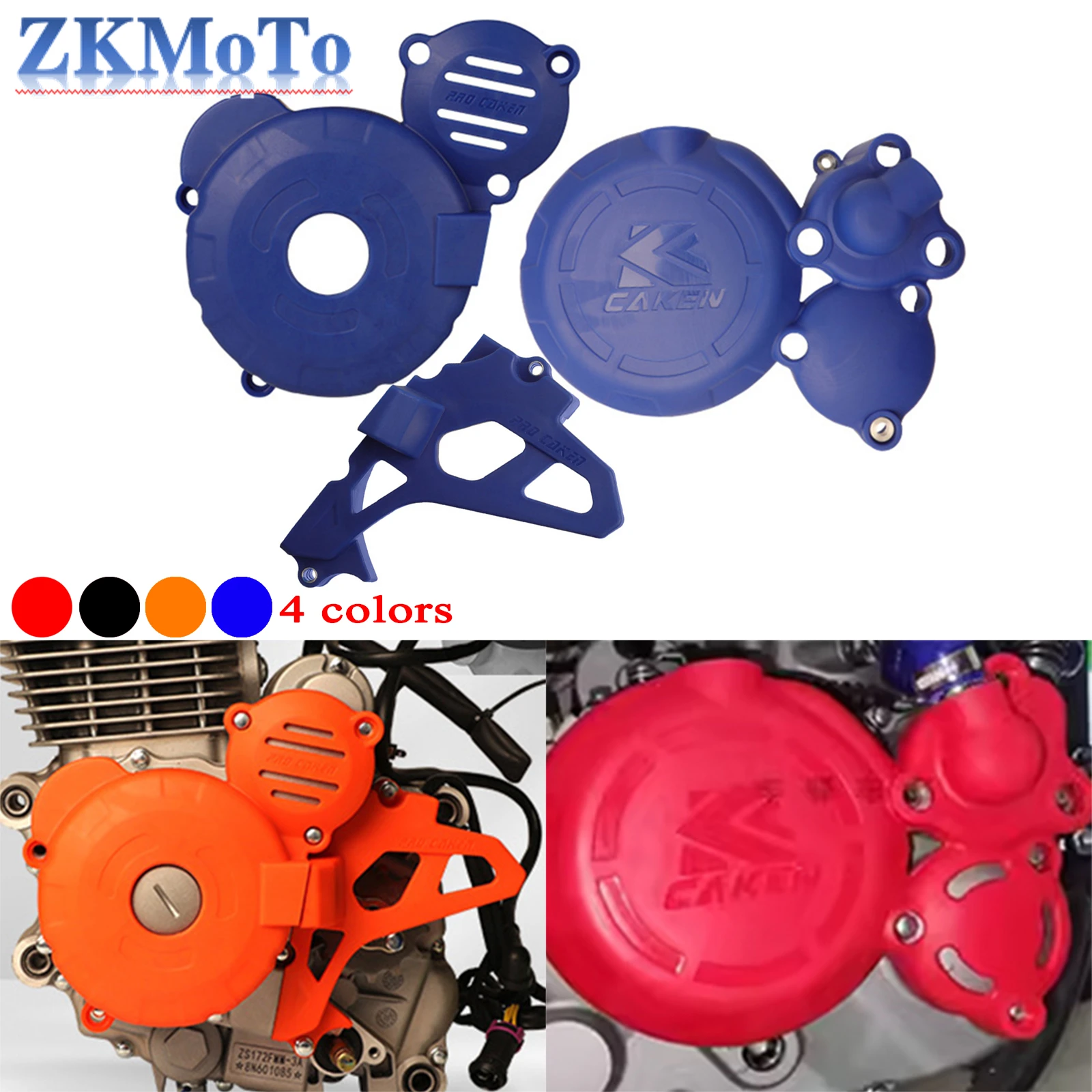 Motorcycle Magnetic Motor Protective Clutch Driver Sprocket Crankcase Ignitoin Cover For ZONGSHEN CBS300 HJMOTO KEWS ZUMA AJ1