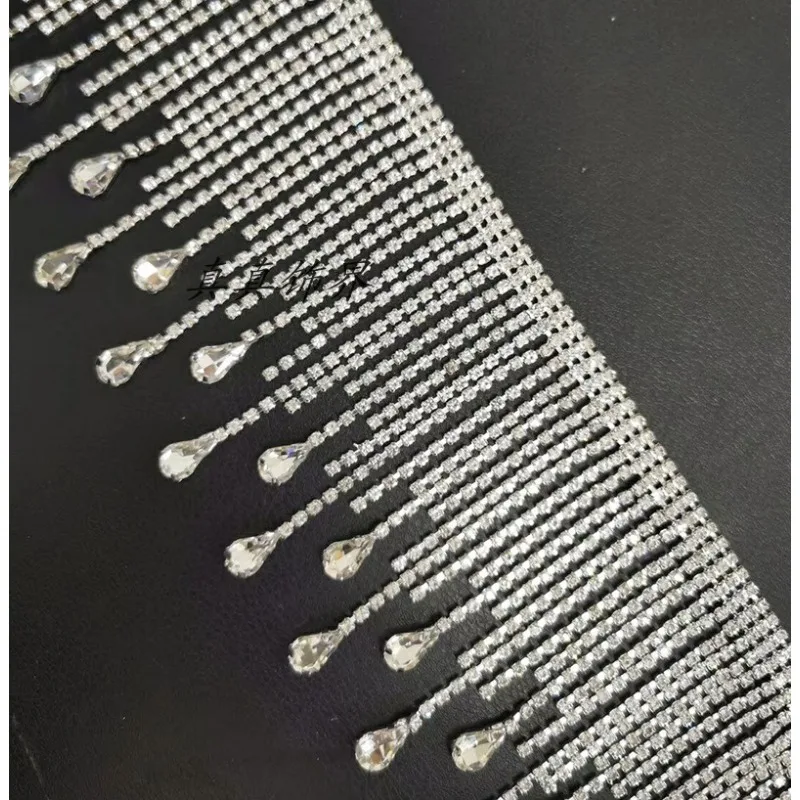 Cadena de gota de agua superllamativas personalizada, accesorios DIY, accesorios para azafata de escenario, traje de espectáculo, chal, cadena de zapatos
