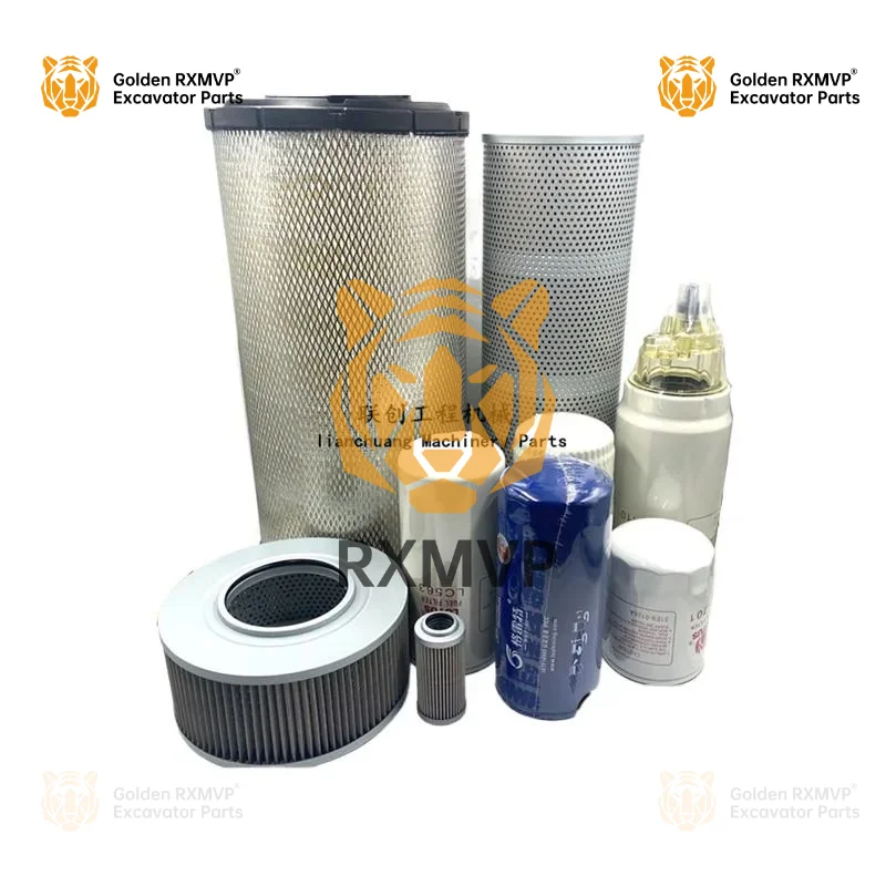 For Lonking Lg6210f/210f Filter Element Engine Oil Diesel Grid Oil Water Hydraulic Inlet Outlet Oil Filter Element Excavator Acc