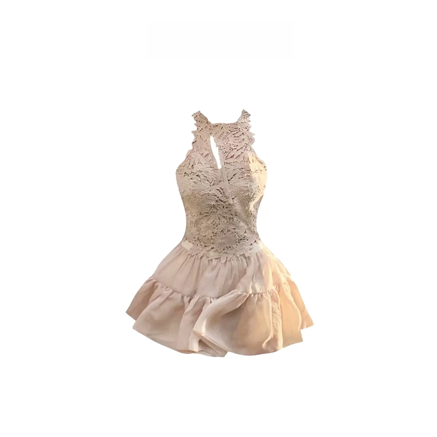 

HEZA зимний наряд больших размеров, женский кружевной топ и пышная юбка с высокой талией, комплект с тяжелой вышивкой, 3D Sle, корейская мода