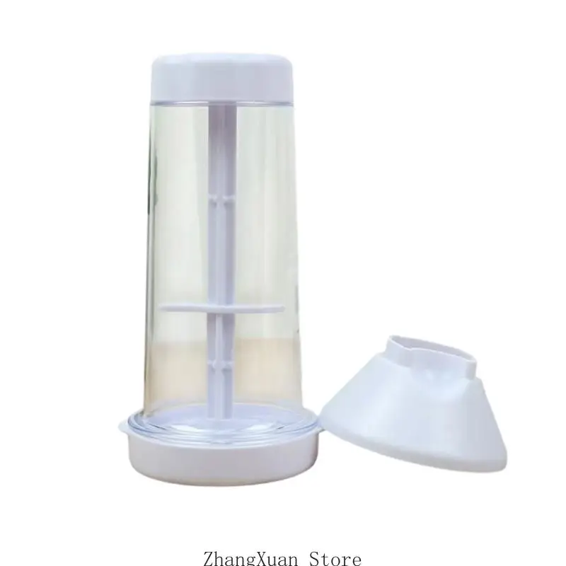 Flour Mixers Handheld Rotating Flour Sifter Cup Half-automatic Flour Sieves 3XUF