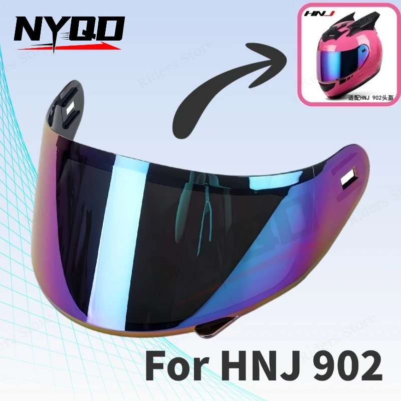 

For HNJ902 HNJ939 Helmet Visor Fit Cat Ear Full Helmet Replacement Lens 4 Colors Available