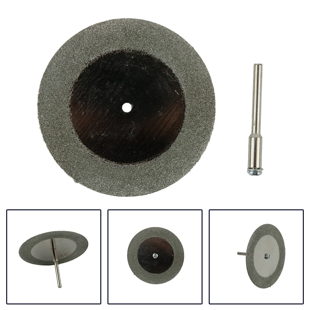 ダイヤモンドカッティングディスク,3mmコネクティングロッド,40mm, 50mm, 60mm, 20000 rpm