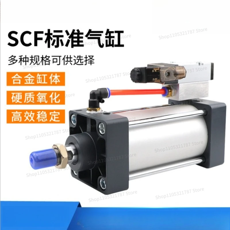 Cylinder with Solenoid Valve SCF SIF32 40 50 63 80 100 * 25 50 75 100 200 Pneumatic