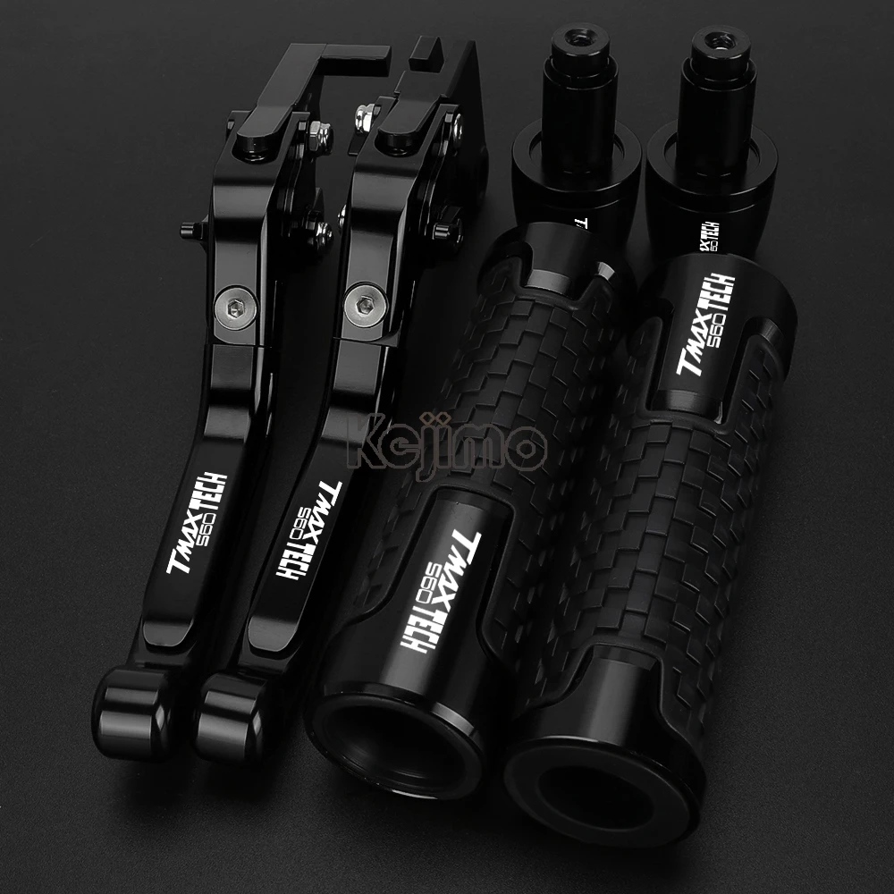 

For YAMAHA TMAX560 TECH MAX 2020 2021 tmax560 techmax 2022 2023 2024 2025 Motorcycle CNC Brake Clutch Levers & Handlebar Grips