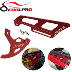 XR LOGO Rear Brake Disc Guard Cover Chain Cover For Honda XR650L 1993-2022 2020 2021 Motorcycle Accessories XR 650L