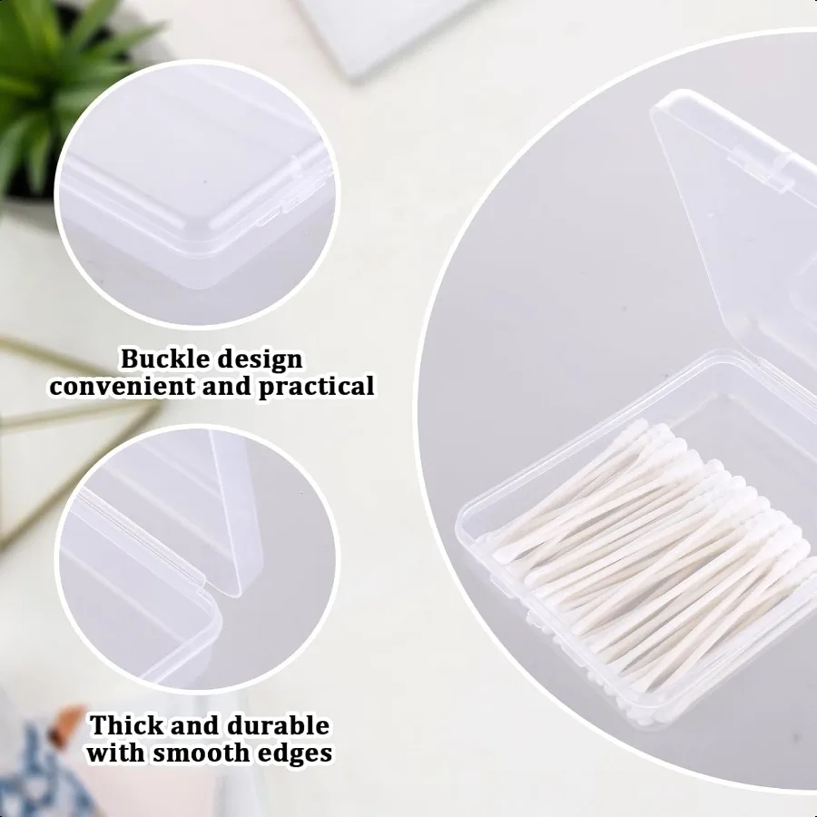 กล่องใส่ทิปสำหรับเดินทาง 3 ชิ้น กล่องใส่ทิปพกพาสำหรับเดินทาง ที่ใส่แผ่นสำลีขนาดพกพา กล่องใส่ทิปสำหรับเครื่องสำอาง กล่องใส่ฟองน้ำสำหรับเครื่องสำอาง