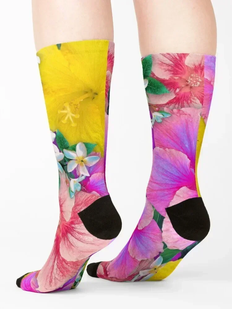 Aloha Rainbow Sherbet Socks cute colored christmas gifts funny gift Men's Socks Luxury Women's