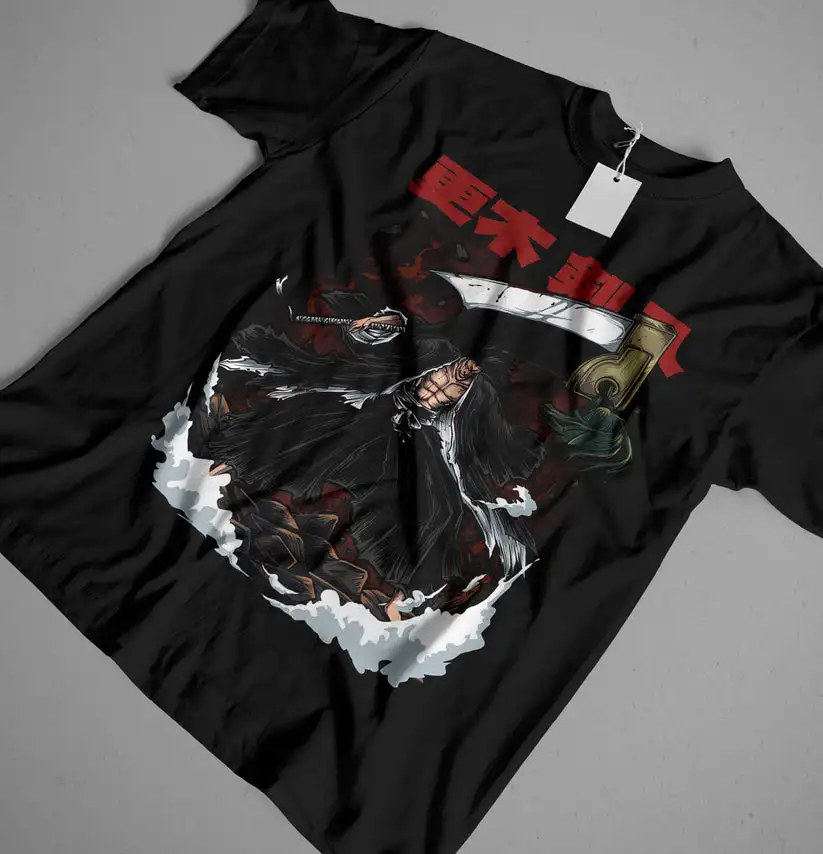 Bleach Zaraki Kenpachi Bankai T-Shirt view 2
