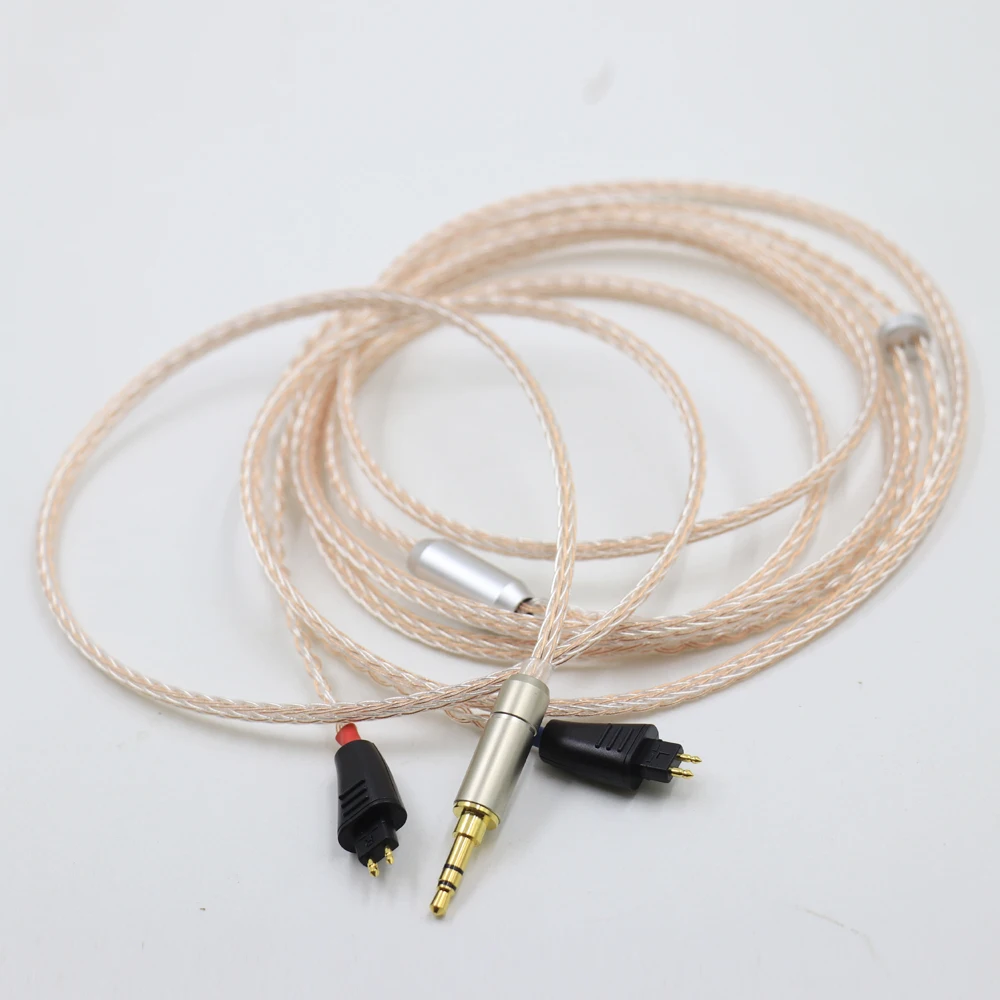 16 Core Pcocc Copper Silver Braided Headphone cable TH610 TH900 MK2 TH909 XLR/2.5/4.4mm Balance Headphones upgrade cable