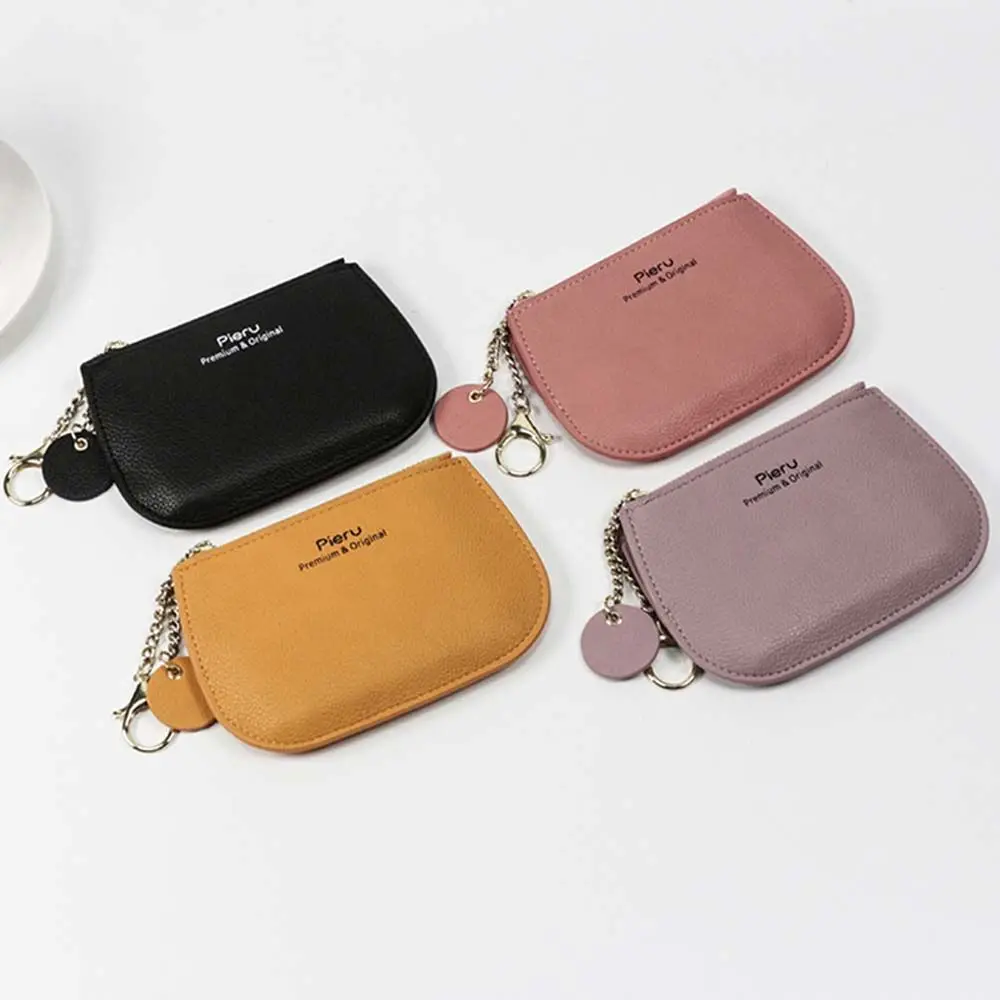 Ladies Portable Cash Clip Coin Bag Women Credit Card Bags PU Leather Small Wallet Short Purse Coin purse ID Card holder