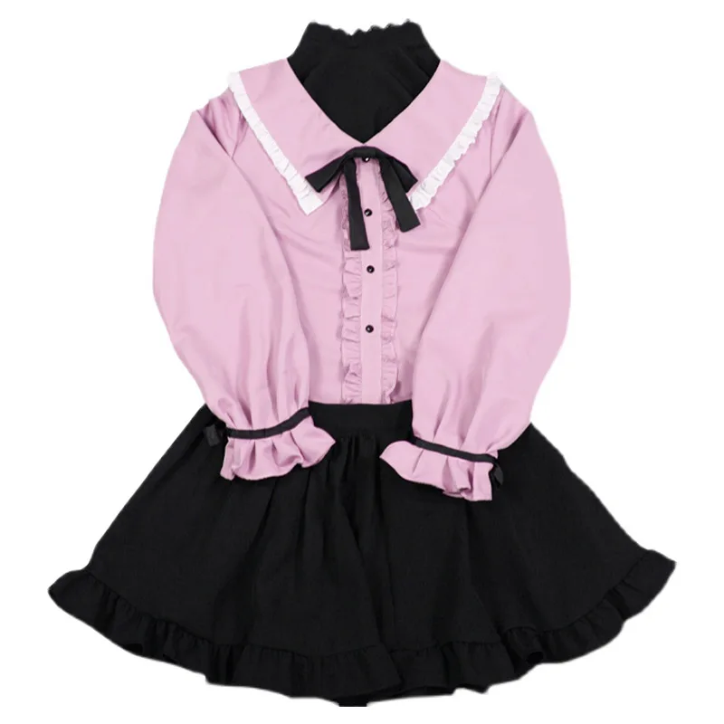 Vampire Miku Cosplay Costume Vocaloid Vampire Miku figure cosplay suit Pink kawaii dress Bowknot uniform