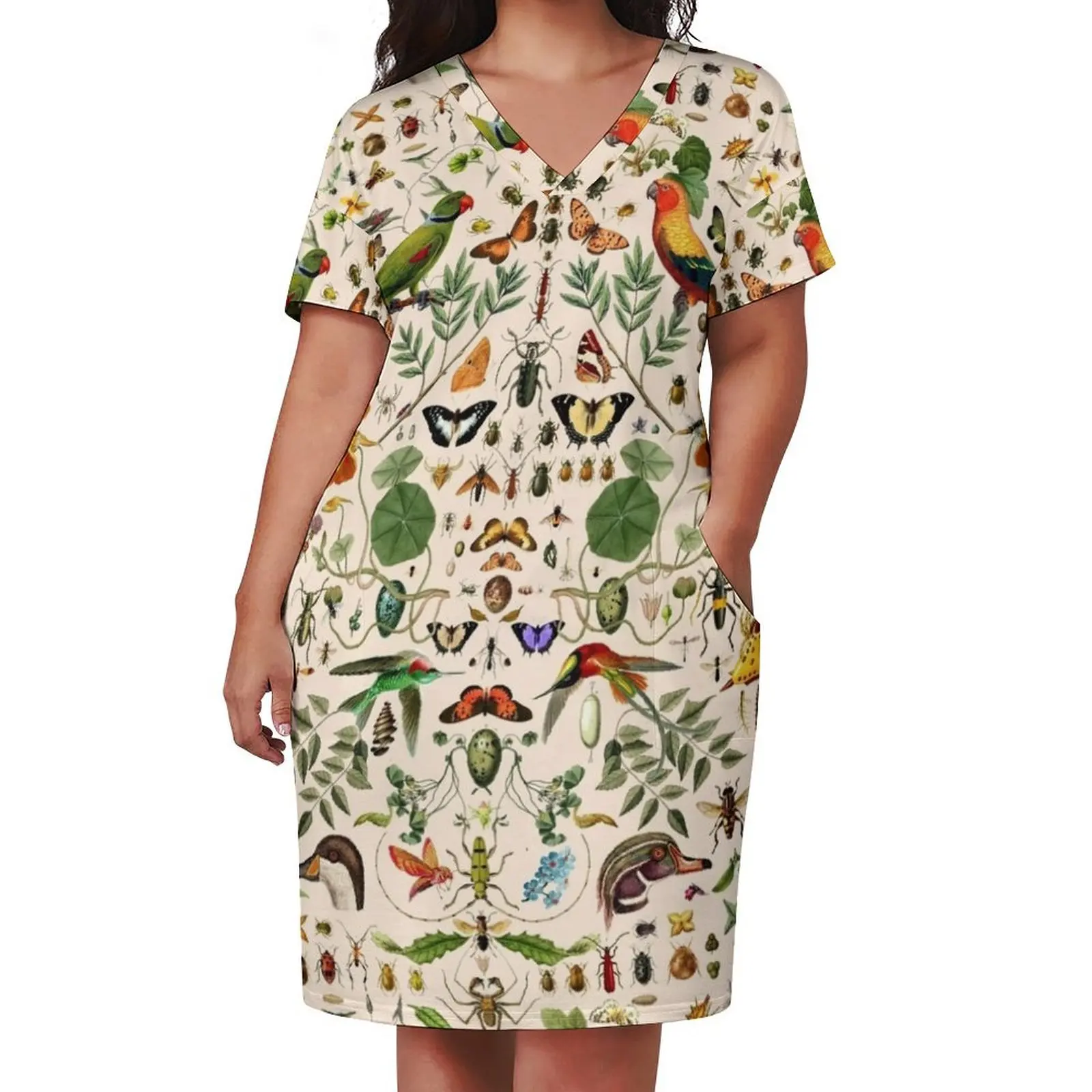 Biology 404 Loose Pocket Dress women