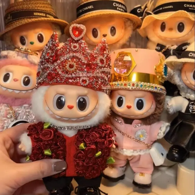 

(Clothes Only) Spot Goods For 15/17cm Labubu Zimomo Clothes G-D Same Style Accessories Baby Dress No Doll Only Outfits Toy Gift