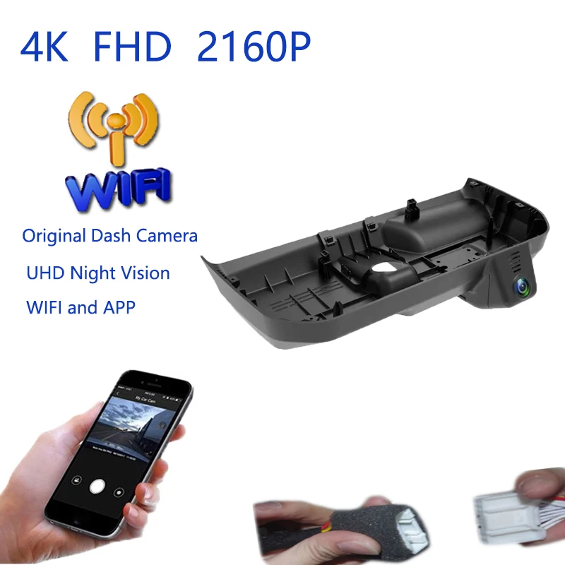 4K Plug And Play Videoregistratore per auto Wifi DVR per Great Wall HAVAL Tank 300 Bronco X-DOG X DOG Kugou H3 2021 2022 2023 2024 2025