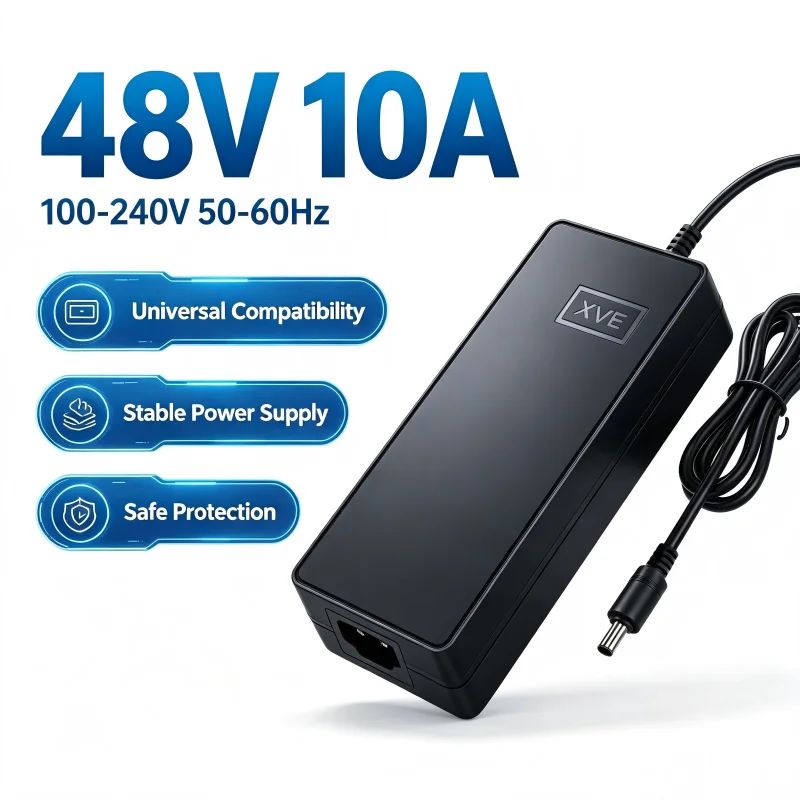 48V 10A GaN 전원 어댑터 AIYIMA TPA3255 TAS5630 사운드 앰프 EU AU UK AC100-240V 용 48V 5A 스위치 전원 공급 장치 플러그