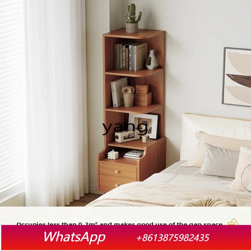 LH bedroom extremely narrow bed edge narrow 20cm crevice cabinet ultra narrow corner small side cabinet
