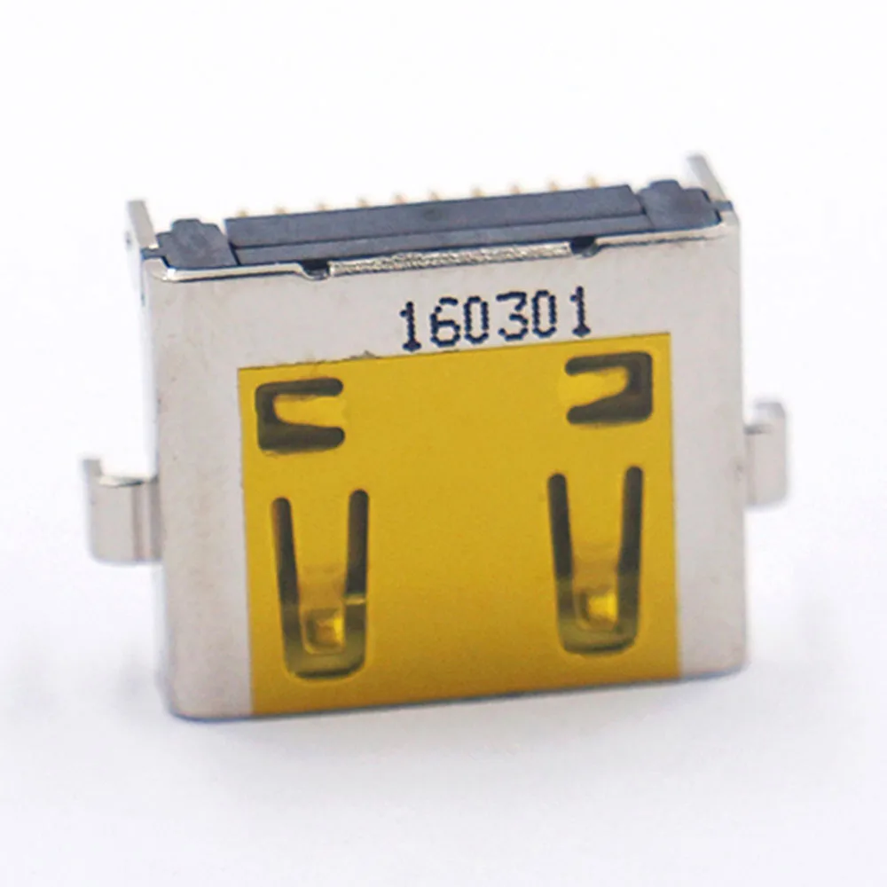 2/5PCS HDMI-Compatible Female Jack Socket Connector 19PIN 19P Right Angle SMT SMD 90 Degree Gold-Plated HD 19 PIN