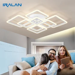 IRALAN Ceiling Lamp Bedroom Pendant Light Home Lighting Decoration Dining Room Kitchen With App and Remote Control Dimming Light