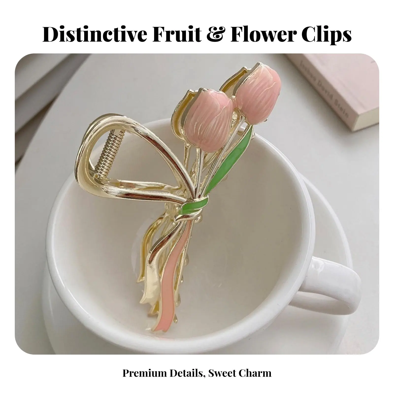 

Strawberry Hair Grip Cute Design Three-Dimensional Strawberry Hair Grip Fruit Design Jaw Grip Summer Accessory Strong Hold