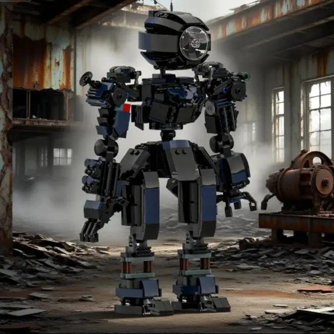 

716PCS MOC AD-HS4 Rapid Redeployable Heavy Mech Robot Model Building Blocks Assemble Action Figures Bricks Toys Gift for Kids