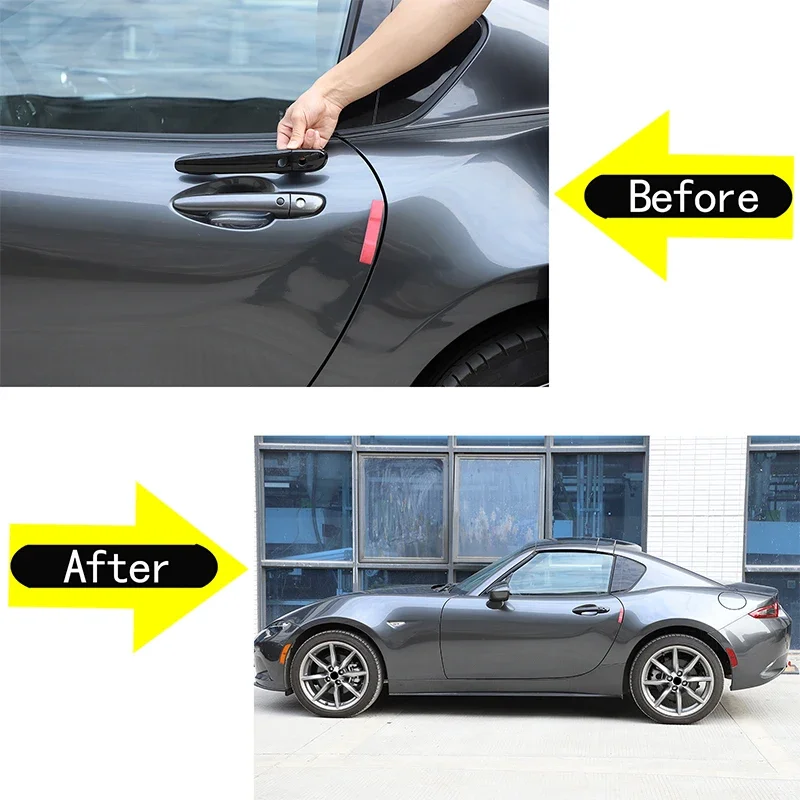 For Mazda MX-5 MX 5 MX5 ND 2016-2021 ABS Black Exterior Door Handles Cover Protective Sticker Accessories LHD