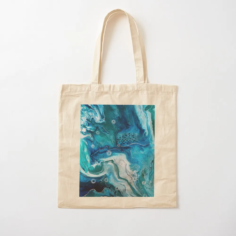 Saltwater dreaming Tote Bag cloth bag woman Handbags hand bag ladies cute tote