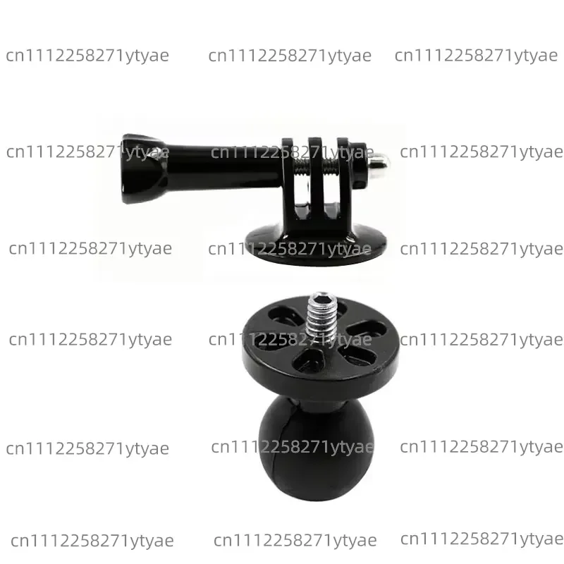 Tripod 1/4 Spiral Flash Accessory Camera Ball Head Adapter Mounted Cam Handlebar Motorcycle Mounted Stamping Camera Stand