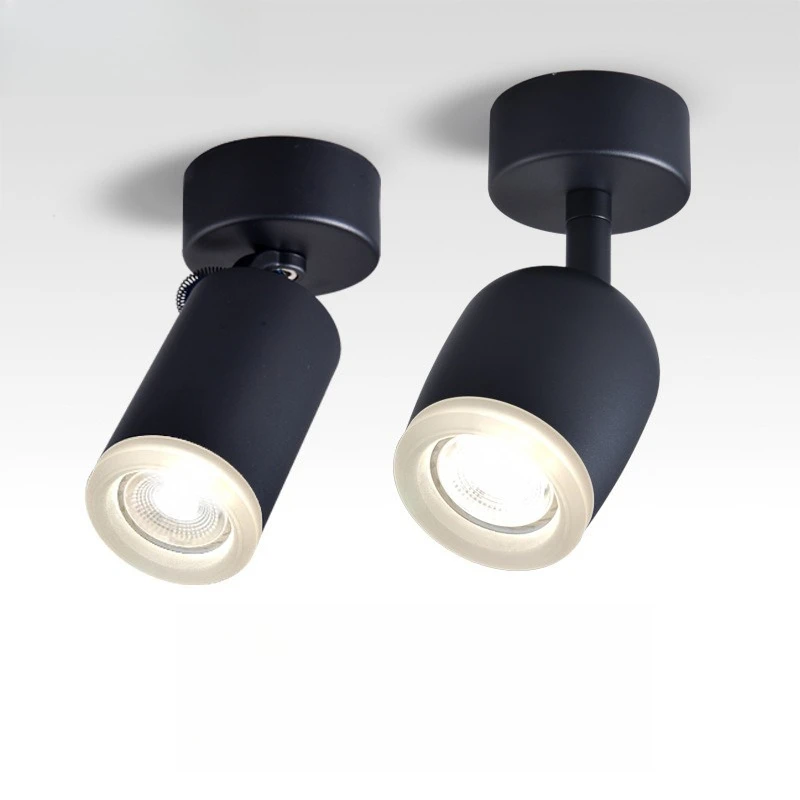 LED surface mounted ceiling spotlights, tube lights,  shell single head background wall shop clothing lights