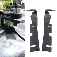 for Dodge RAM 1500 2500 3500 2009-2018 Engine Hood Led Light Mount Bracket Auxiliary Driving Work Lights Antenna Holder