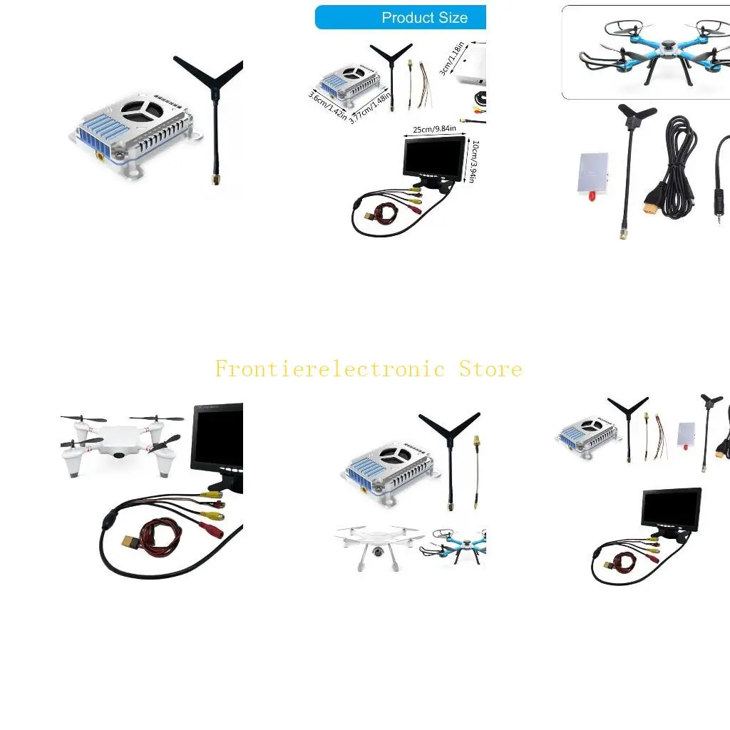 

G8DB 3.3Ghz 3W FPV VRX 16ch Analog Images Transmission Module for Drones Images Transmission