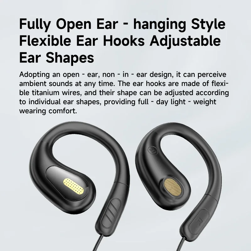 YTOM A13 نوع C 3.5 مللي متر السلكية سماعة مفتوحة الأذن سماعات باس ستيريو لعبة الموسيقى سدادات إلغاء الضوضاء سماعات الأذن PK AK6 EDX