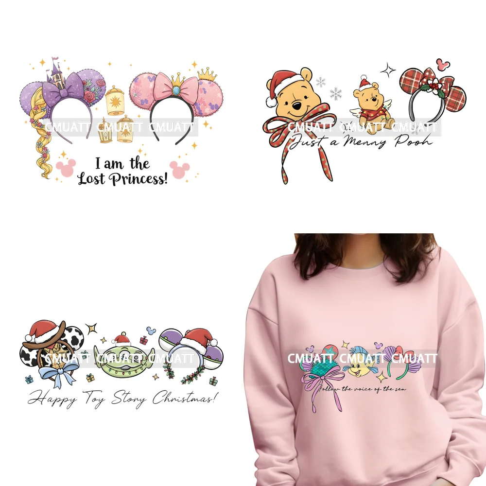 

Fuuny Magical Kingdom Quotes Friends Princess Girly Coquette Iron on DTF Washable Transfers Stickers Ready to Press for T-shirts