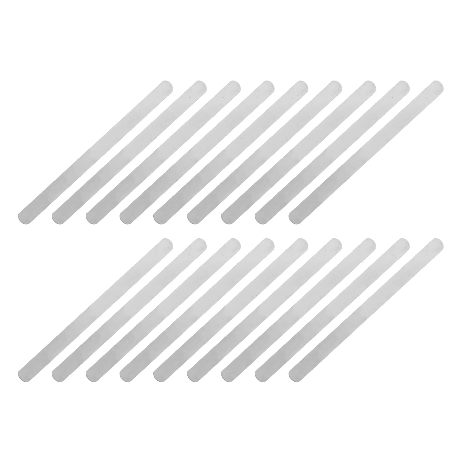 

18 Pcs Stainless Steel Bracelet Blanks 10mm Width Silver Color Curved Cuff Bangle DIY Jewelry Making Crafts Women Accessories