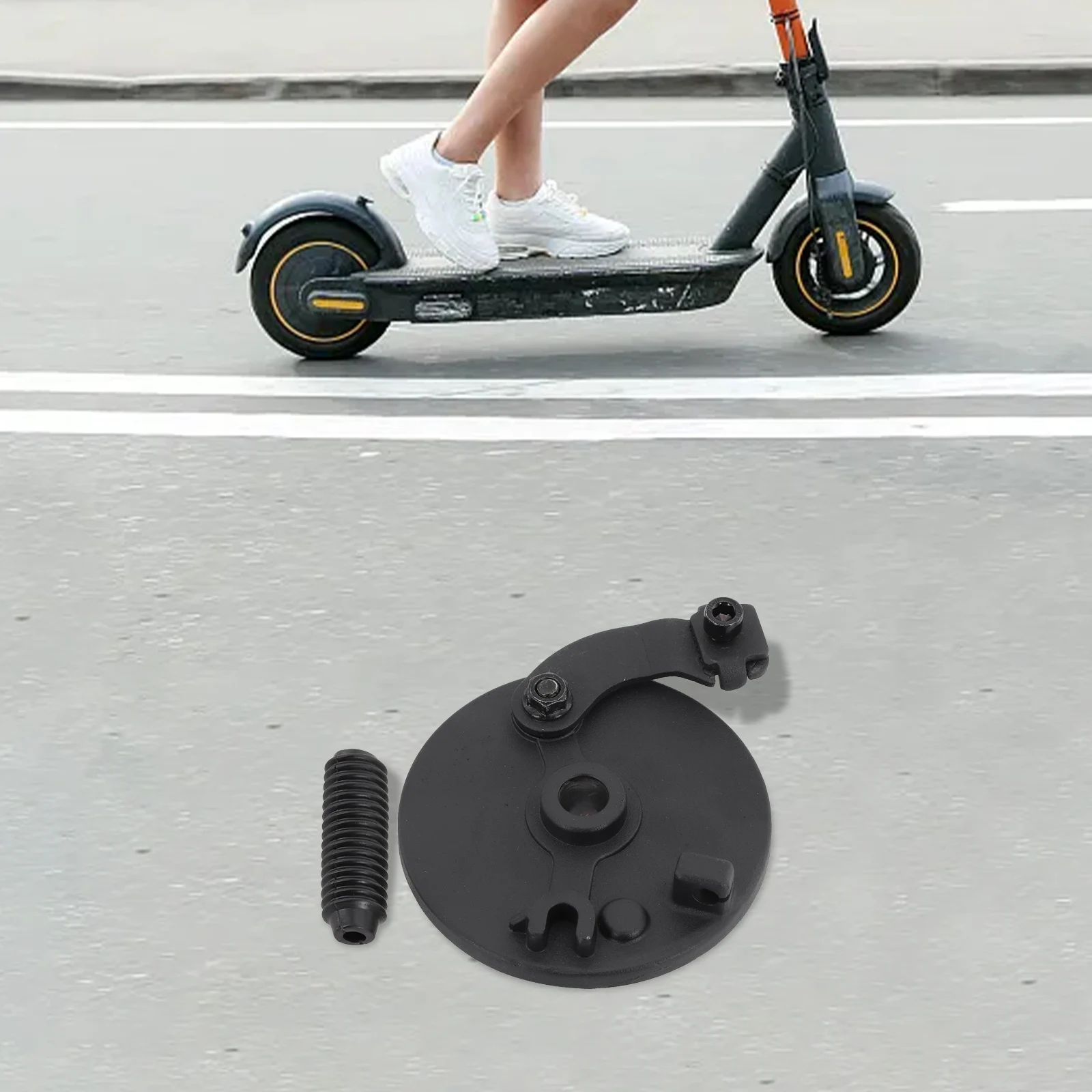 

For Ninebot E2 For E2plus Electric Scooter Drum Brake Black Replacement Drum Brake For Scooter Weight About 200g
