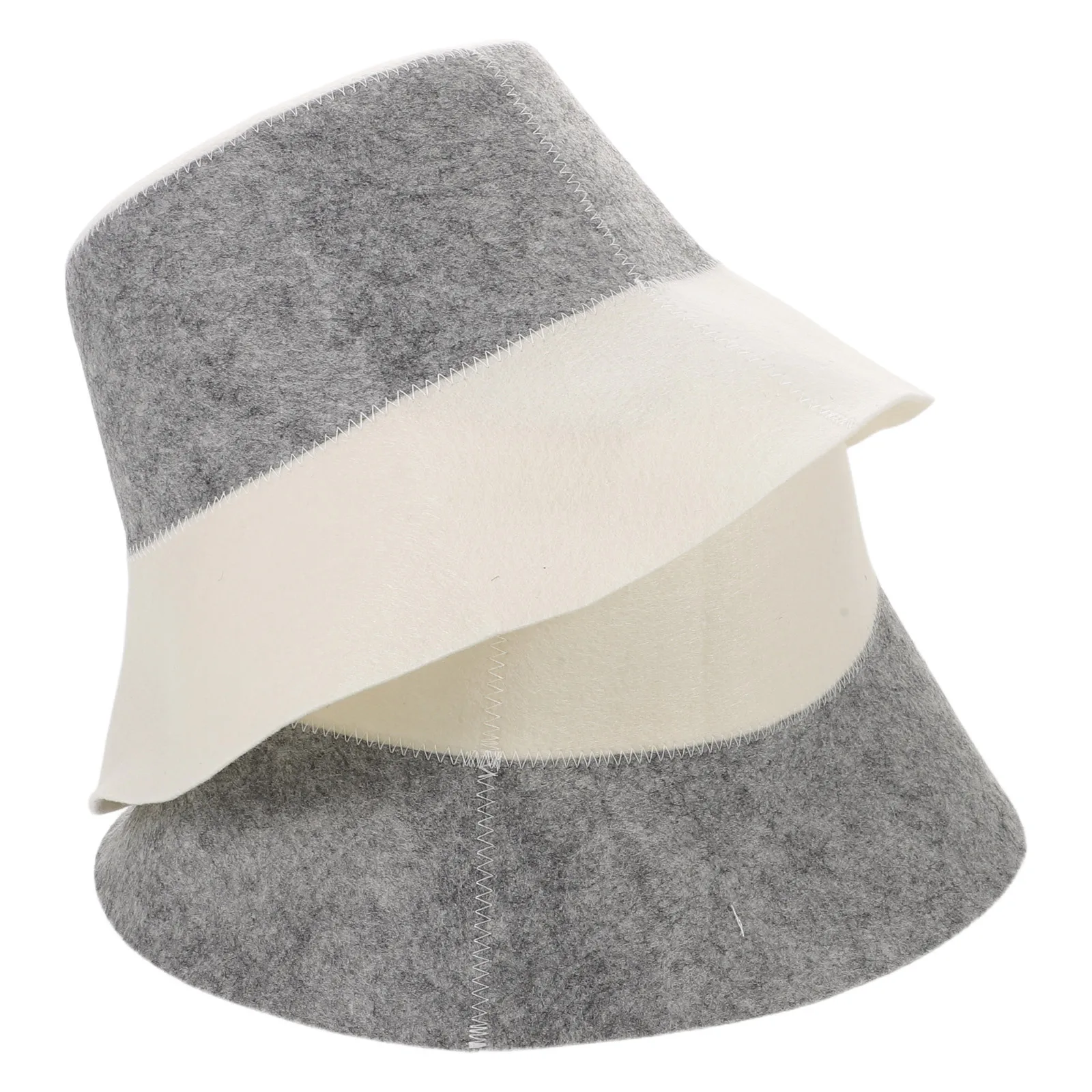 

2Pcs Sauna Hat for Men Women - Wool Felt Heat Resistant Hair Cover - Dry Sauna Bath Cap Lightweight Portable Spa Bathroom